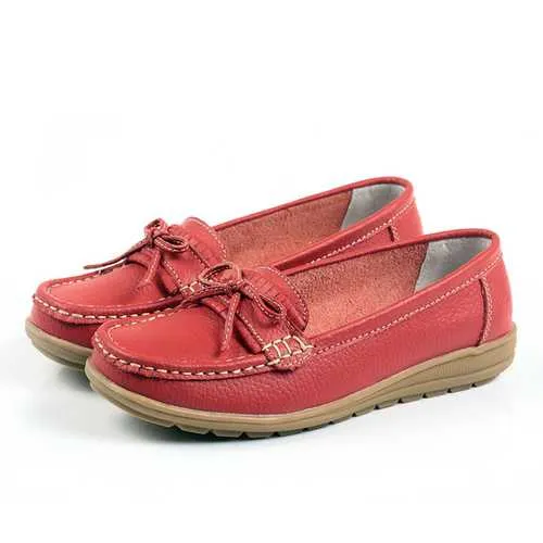 Women Flat Slip On Casual Soft Outdoor Round Toe Flat Loafers Shoes